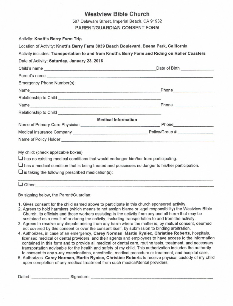 Permission Slip